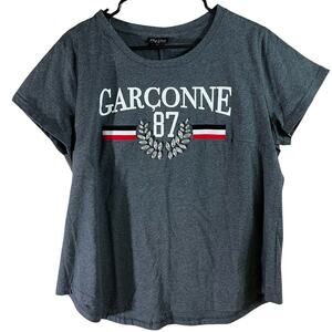 NWT City Chic Tee Ooh La La gray graphic WOMEN’S Plus Size Small / 16